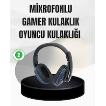 Stereo - 677 - Oyun Kulaklığı Güçlü Bas, Mikrofonlu Ve - Spt-gld - Konforlu Tasarım