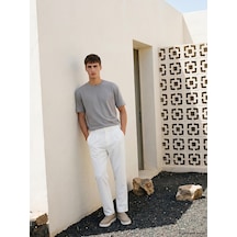Lcw Vision Ekru Relax Fit Pileli Erkek Pantolon