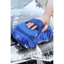 1 Adet Araba Yıkama Eldiveni Mikrofiber Yıkama Süngeri Çiziksiz, Ultra Emici Mikrofiber Oto Bez