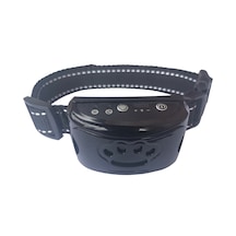 Dianziye Akıllı Tanı Ve Otomatik Kilitleme Özellikli Şişirici Engelleme Cihazı - Şarj Edilebilir, Su Geçirmez, Titreşimli Köpek Eğitimi Aleti Parlak Siyah