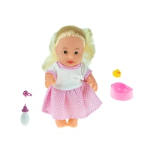 Oyuncak Konuşan Bebek Roza Altını Islatan Et Bebek 5 Parça 23 Cm
