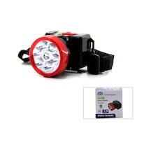 Şarjlı 2w Kafa Lambası Fener 6 Led Fiş Şarjlı Kademe Işık Ayarı 4915 Karışık / Çoklu Renk