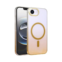 Apple iPhone Uyumlu 16e Glossy Magsafe Kapak - Çöl Titanyum İtdark46261