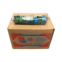 Yener Endüstriyel Jumbo Çöp Torbası Poşeti - 2 Kat - Siyah - 400 G - 80 x 110 CM -10 Adetlik 20rulo
