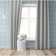 Blackout Gri Karartma Fon Güneşlik Perde Gri