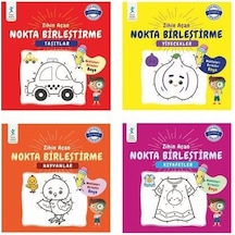 Zihin Açan Nokta Birleştirme Set 4 Kitap / Tuğçe Turguner