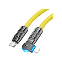 Hoco U118 Döner Başlıklı Pd To Apple     Uyumlu iPhone Lightning Hızlı Şarj Ve Veri Kablosu- 5775