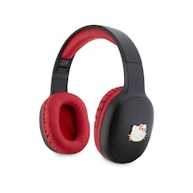 Hello Kitty Lisanslı Metal Kitty Logolu Oval Bluetooth 5.3 Kulak Üstü Kulaklık Siyah