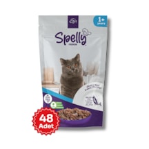 Spelly Premium Balıklı Yetişkin Kedi Maması 48 x 85 G
