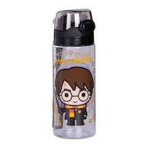 Wiggle 500ml Harry Potter Pipetli Askılı Kilitlenebilir Su Matarası Siyah2