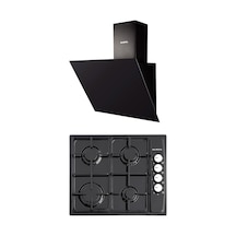Kumtel KO-410 BF - DA6-833 Siyah Ankastre Set