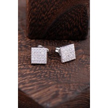 Kare Gümüş Küpe 2294