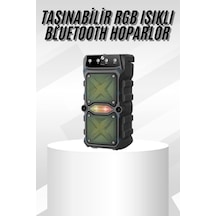 Çift Çıkışlı Güçlü Bataryalı Kablosuz Yüksek Ses Kaliteli Bluetooth Hoparlör - Lisinya