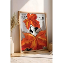 The New Yorker Çerçeveli Tablo November 18 2019 - Şehirde Sonbahar Tablosu