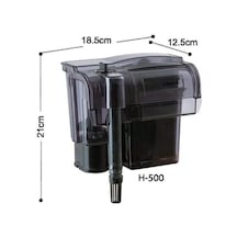 Dophin H500 Akvaryum Askılı Şelale Filtre 510 L/S
