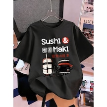 Noıssey Urban Pop Graphic Kadın Tişört Koleksiyonukod 5384 Siyah