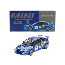 Mini Gt 1:64 Subaru Impreza Wrc98 1998 Rally Monte-carlo 3rd Place Mavi