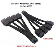 Ekran Kartı Güç Kablosu Pcı-e 5.0 4x8pin/16pin 12+4 14017-01140 Ekran Kartı Güç Kablosu Pcı-e 5.0 4x8pin/16pin 12+4 14017-01140