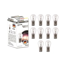Wolfram Ampul 12V 21W 1016 Çift Duy Şaşı P21/5W BAY15D 10 ADET