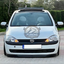 Opel Corsa C 2000-2006 Uyumlu H Lip Esnek Ön Lip 2 Parça Karlık Ön Ek Tampon Altı Dill