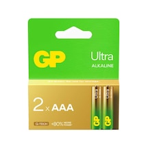Gp 24au-2u2 G-tech Lr3 Ultra Alkalin Aaa İnce Kalem Pil 2'li Paket