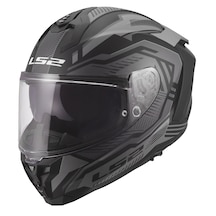Ls2 Challenger 2 Dravıx Fullface Motosiklet Kaskı Mat Gri