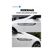 Skoda Kodıaq Uyumlu 4 Parça Krom Yan Çamurluk Çıtası