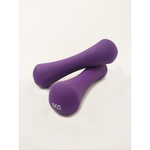 Gymo Neopren Dambıl 2x1kg Mor