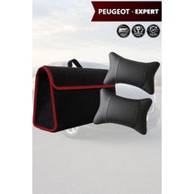 Peugeot Expert Uyumlu Siyah Renk Bagaj Çantası Koltuk Yastığı Lüks Model