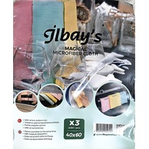 İlbay's Sihirli Mikrofiber Temizlik Bezi 40x60 Cm 3'lü Set Belirtilmemiş