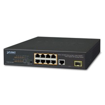 Planet PL-FGSD-1011HP 8 Port 10/100TX PoE+ 1 Port Gigabit Poe Yönetilemez Switch