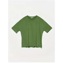 Dilvin Basic T-shirt Haki 001