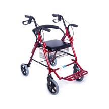 Dm9146 Ayak Pedallı Alüminyum Rolatör Tekerlekli Sandalye Gibi Kullanma Imkanı