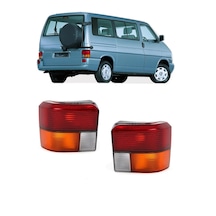 Volkswagen Transporter T4 1990-2003 Uyumlu Sağ + Sol Takım Arka Sarı Stop Lambası 2 Adet Duysuz