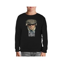 Peaky Blinders - Button Siyah Çocuk Sweatshirt Siyah