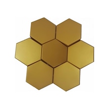 3d Mozaik 1 M2 Duvar Tavan Panel Altın
