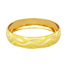 T51TuğrulAltın 15 Gr(Gram) 15 Mm 22 Ayar Işçiliksiz Şarnelli Bilezik Tbc015-117 512995276