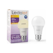 9w 60w Led Ampul E27 4000k Gün Işığı Yüksek Enerji Tasarruflu Lamba Diğer
