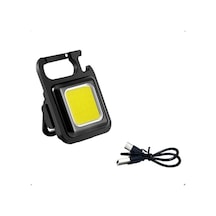 Led Işıklı Flash Özellikli 4 Modlu Anahtarlık El Feneri Açık Lacivert