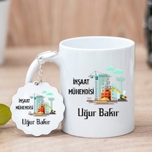 Inşaat Mühendisi Kupa Bardak Ve Anahtarlık