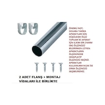 Kromajlı Dolap Askı Borusu 0-150Cm Arası 150 Cm