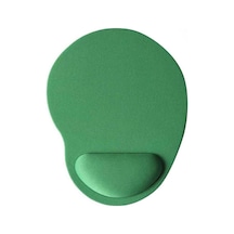 Bilek Destekli Mouse Pad Kumaş Yüzey Kaymaz Alt Taban Kullanıcı Dostu Şık Ve Rahat Tasarım Fare Altlığı Yeşil