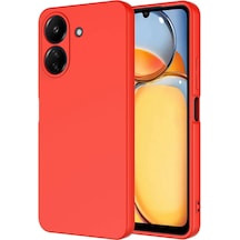 Kilifone - Xiaomi Uyumlu Poco C65 - Kılıf İçi Kadife Koruyucu Mara Lansman Kapak - Kırmızı