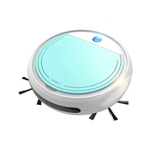 Wezone Ev İçin Akıllı Robot Süpürge: Uv Cihazlı Sterilizasyon, Süpürme-vaçuum-temizleme 3'ü Bir Arada, İnce, Düşük Gürültü, Mavi-beyaz Beyaz