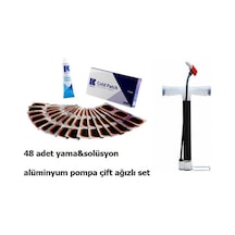 Bisiklet Pompa Alüminyum Kısa Yama Seti
