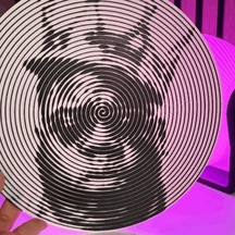 Spiral Plak Dekor -  İllüzyon Müzik Sanatı Eseri, Rap Efsanesi Duvar Ve Masaüstü Süsü, Modern Ev Dekorasyonu Ve Hediye