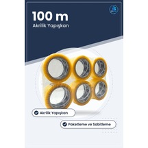 Koli Bandı Akrilik 100 M 1 Adet Paketleme Ve Sabitleme İşleri İçi Diğer