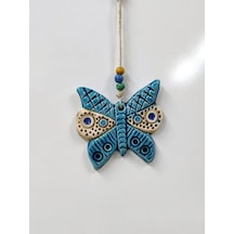 Seramik Mini Kelebek Dekoratif Duvar Süsü 10x10 cm