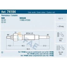 Fae 74184 Manyetik Kaptör Master Iı 2.5 2.8 1998 Vivaro A 2001 7700863523