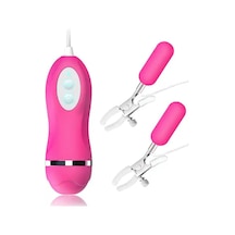 Fastieshop Titreşimli Göğüs Klipsi Pembe